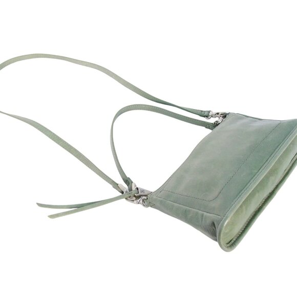 HOBO Cacence Sage Green Leather Convertible Wristlet/Shoulder/Crossbody Bag $158 - Picture 5 of 8
